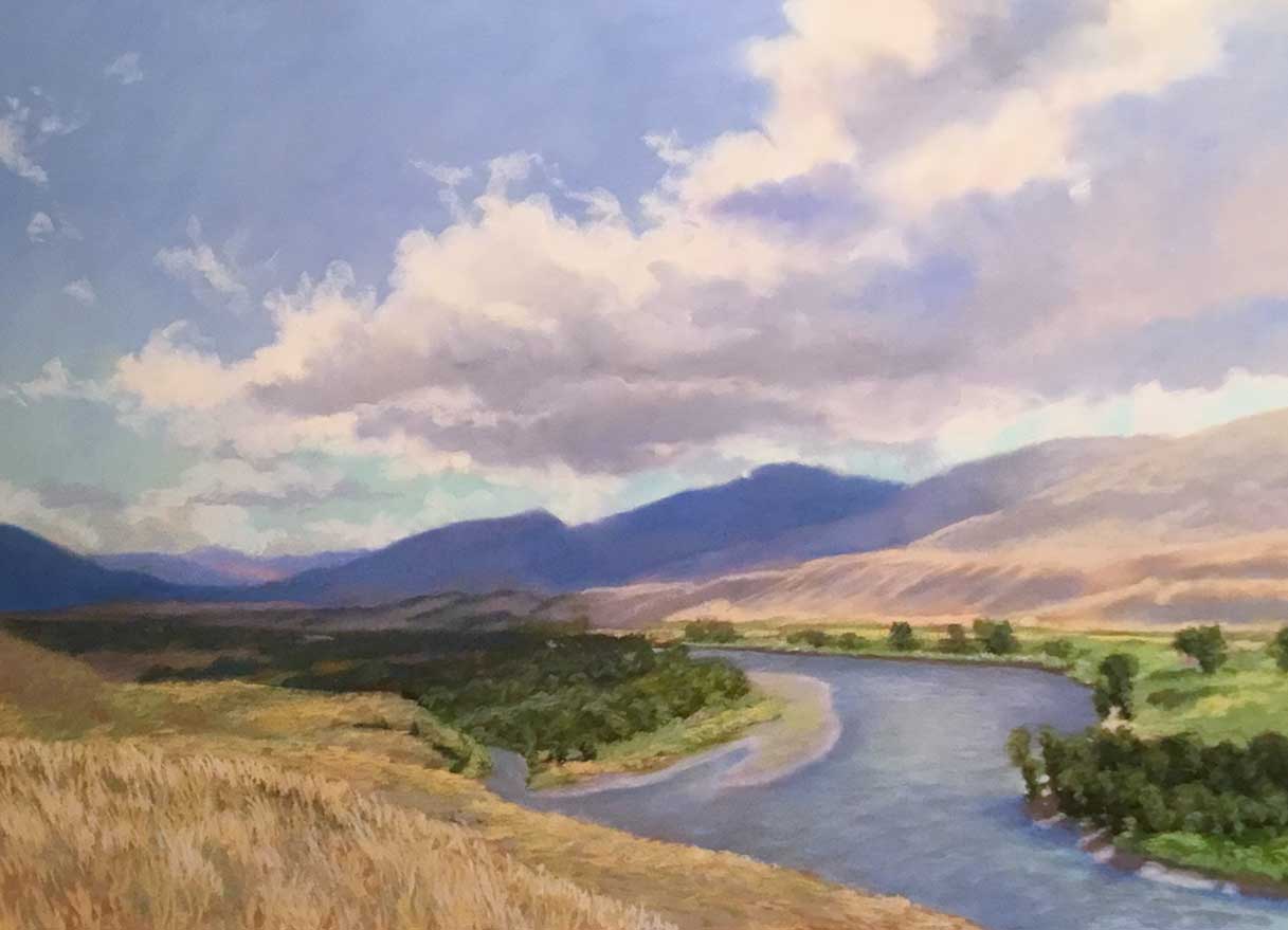 Warm Light Yellowstone River